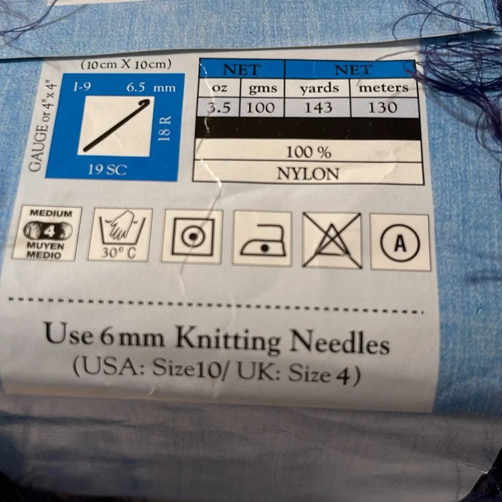 Yarn Bee Infatuation Yarn 1 Skein in Midnight - Picture 3 of 4